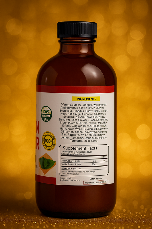 Colon Cleanser – Bitter Detox Formula (16 fl oz)
