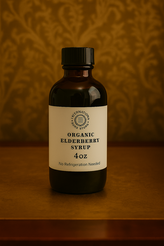 Organic Elderberry Syrup – No Refrigeration Needed